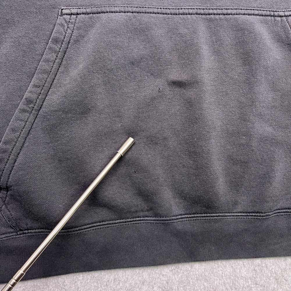 Nike Hoodie Mens XL Black Pullover Sweatshirt Faded Logo Drawstring Active - Picture 5 of 12